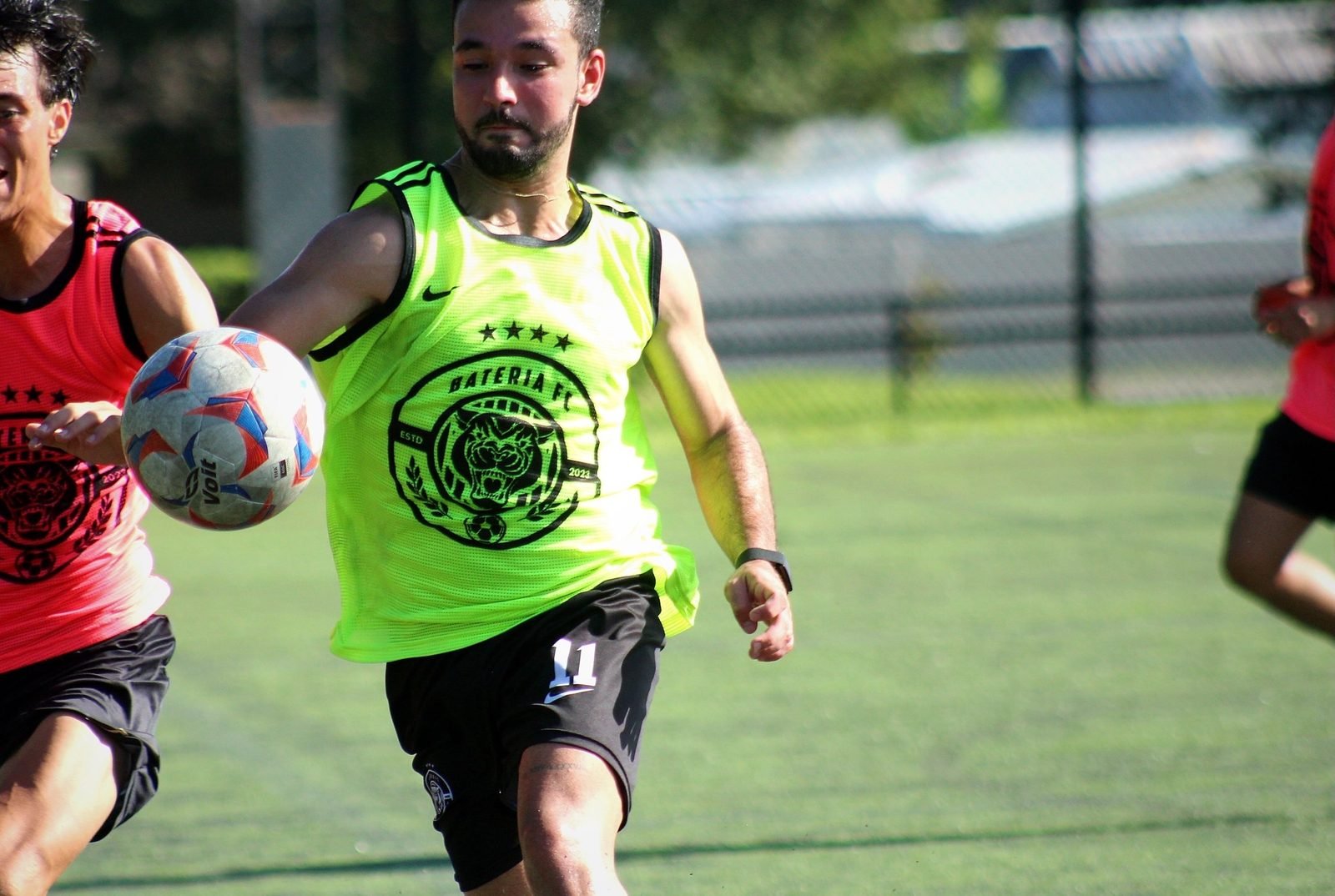 Chest control in the green kit